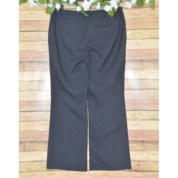 LOFT Ladies 10 Gray Glen Plaid Career Ankle Trousers Dress Pants Petite Career - Picture 6 of 11